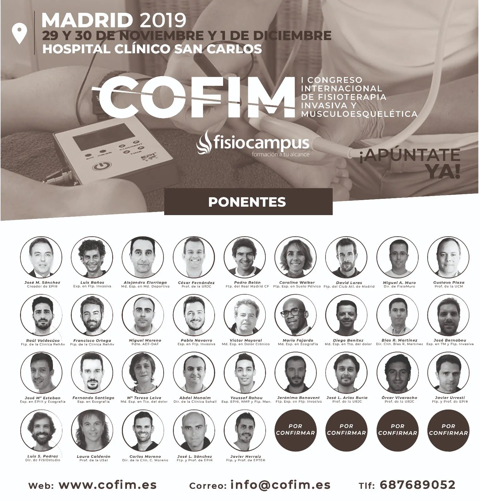 EPI Advanced - I Congreso Internacional de Fisioterapia Invasiva y Músculo-Esquelética - D2vokQdX4AE6W0P