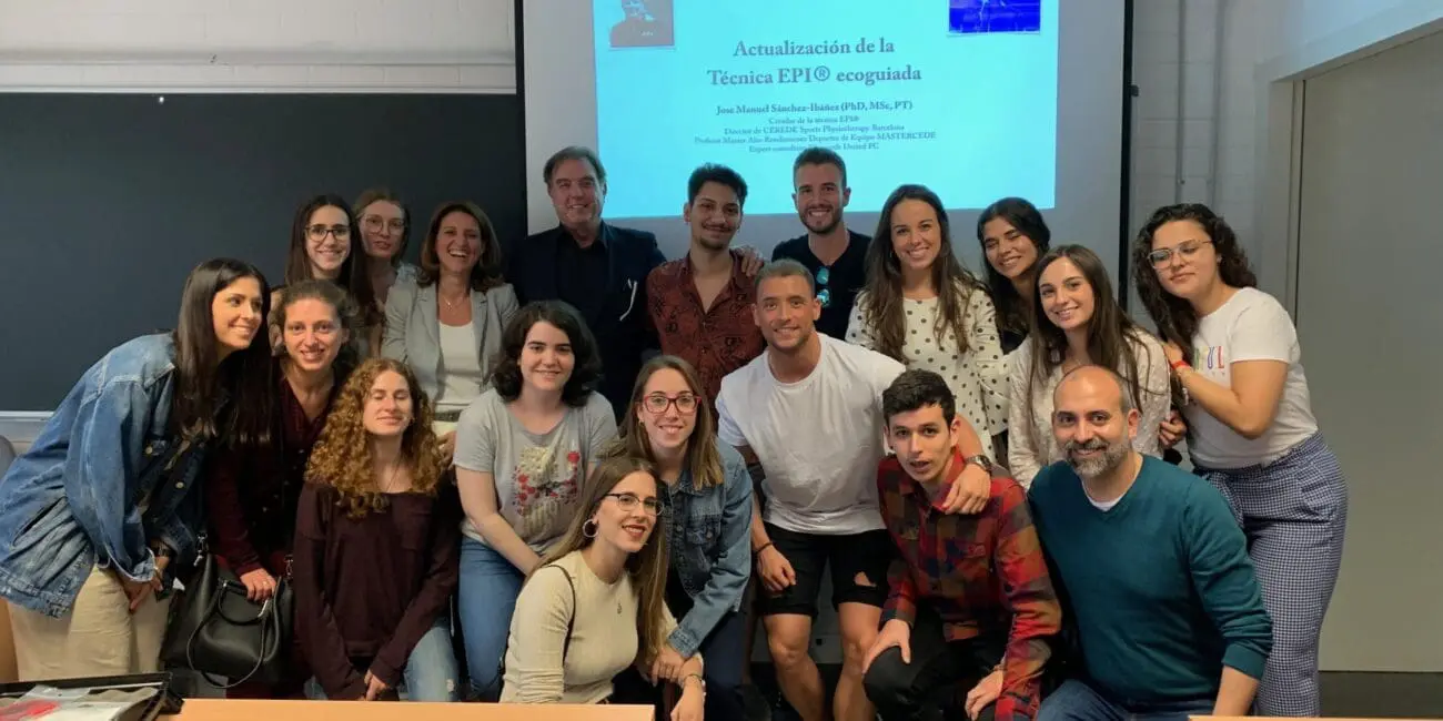 EPI Advanced - Conferencia del Dr. José Manuel Sánchez sobre la técnica EPI® en la Facultad de Podología de la Universidad de Barcelona. - podologia scaled 1